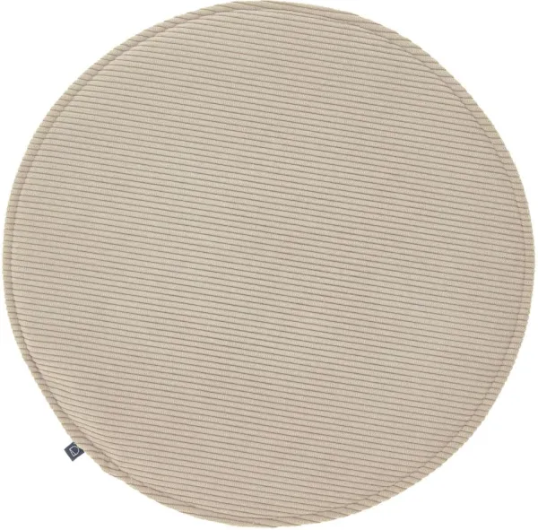 Sora, Spisebordsstol sædehynde, beige, H2,5x35x35 cm